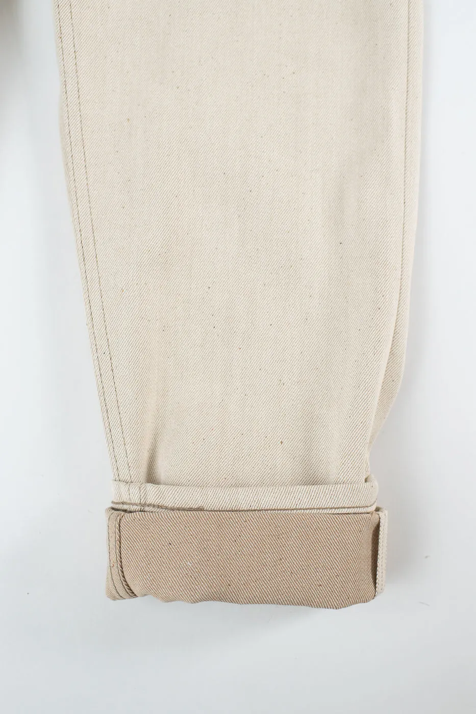 13.6oz - All Natural Ecru Foxfibre® Selvedge - Easy Guy