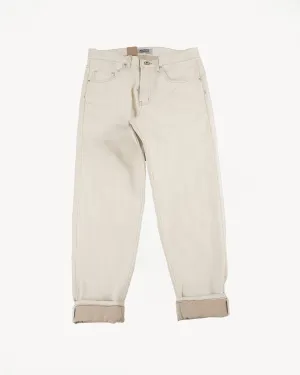 13.6oz - All Natural Ecru Foxfibre® Selvedge - Easy Guy