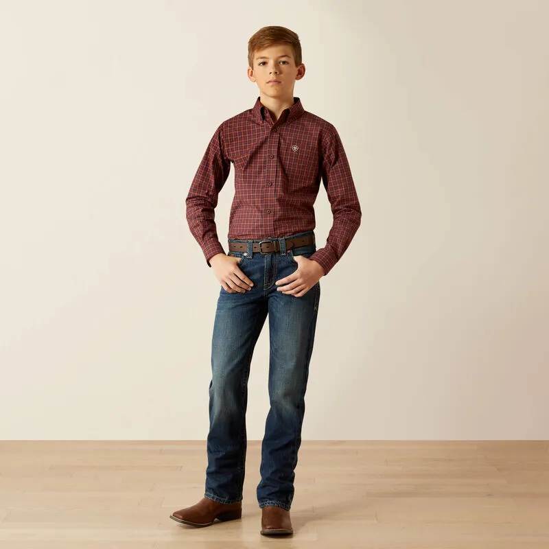 ARIAT BOY'S PRO PAVEL CLASSIC FIT SHIRT