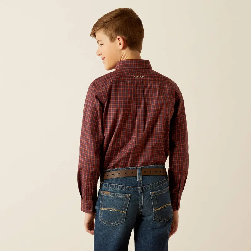 ARIAT BOY'S PRO PAVEL CLASSIC FIT SHIRT