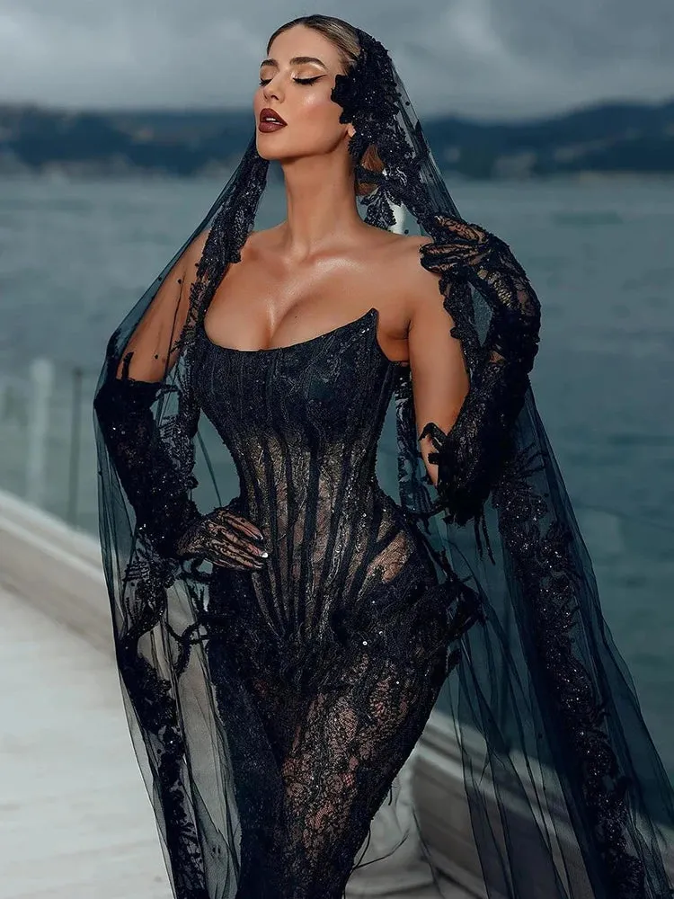 Ava Lace Elegant Dress