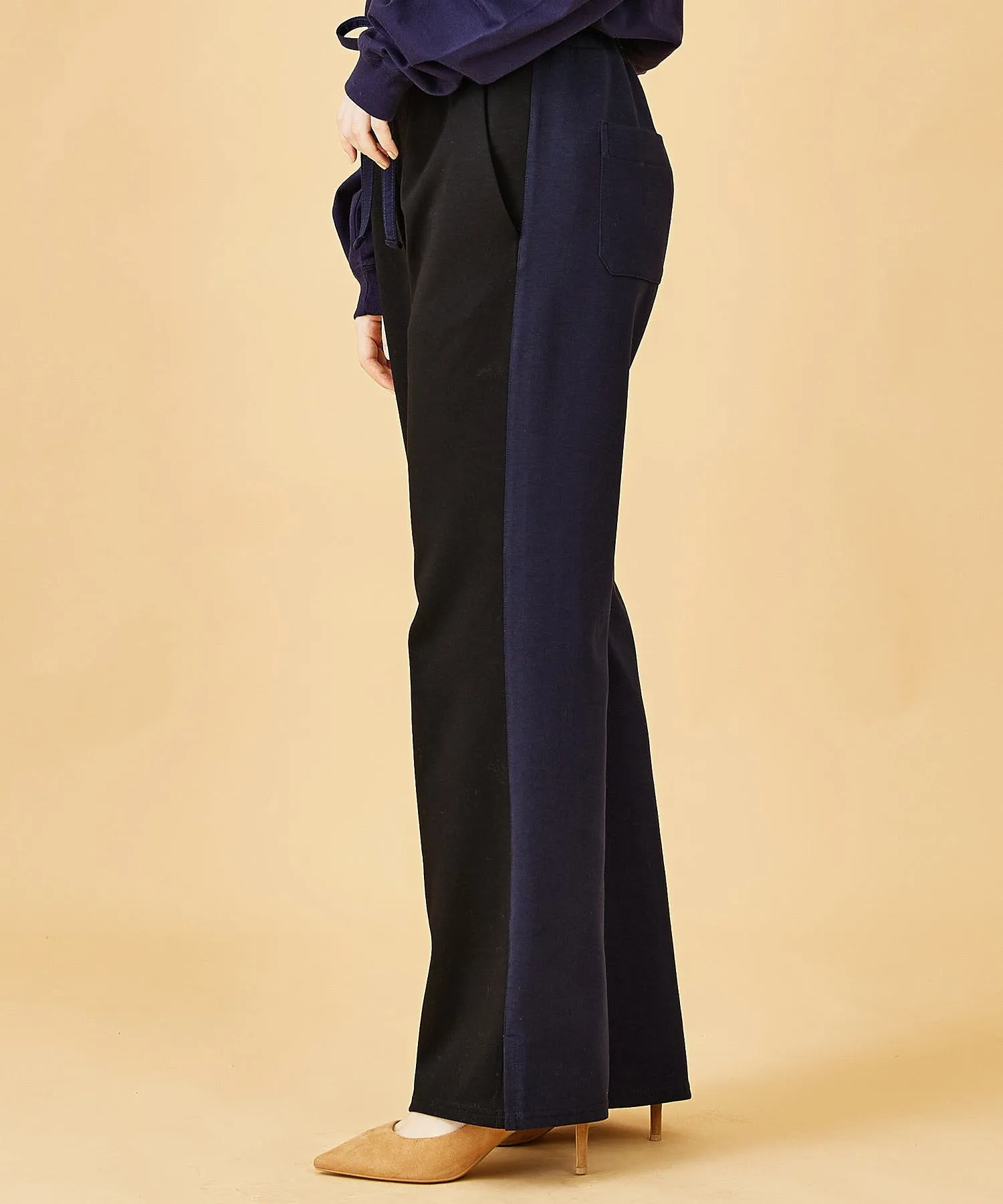 BICOLOR EASY PANTS MILKFED.