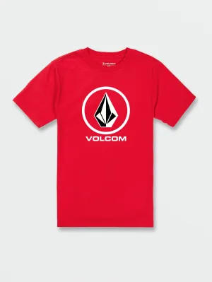 Crisp Stone Short Sleeve Tee - Red