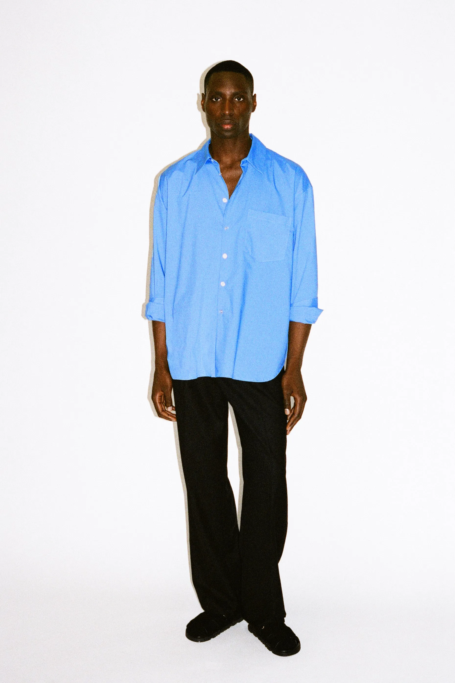 Del Mar Oversized Shirt  |  Royal Blue