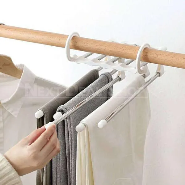 Easy Access Clothes Hanger Rack