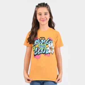 Girls Cotton Jersey T-Shirt Love Fun Club