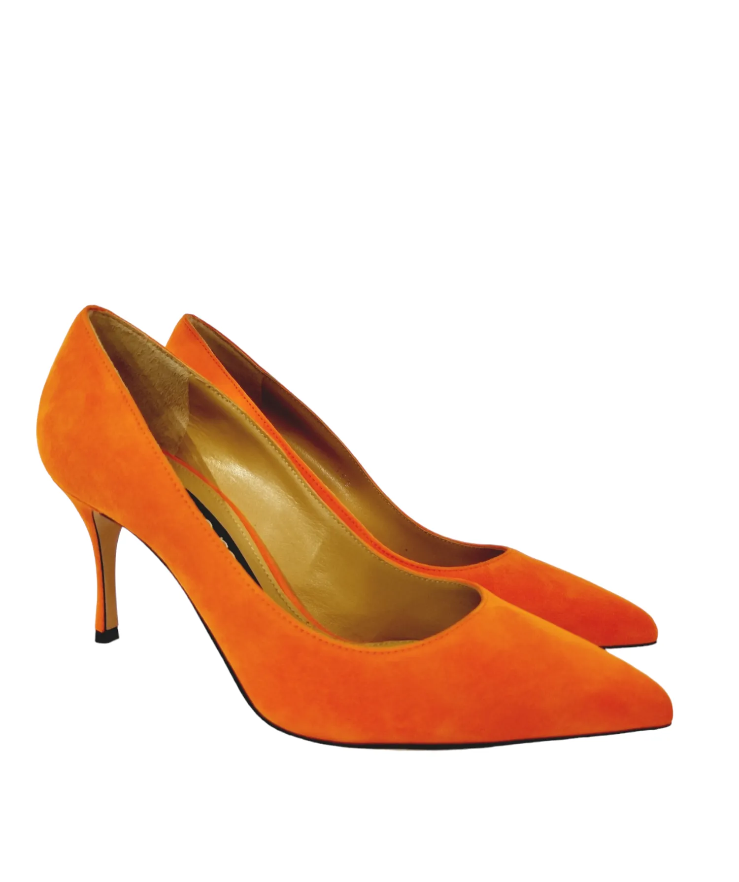 Godiva 075 Orange Suede Pump