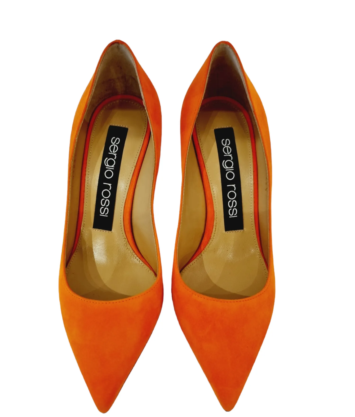 Godiva 075 Orange Suede Pump
