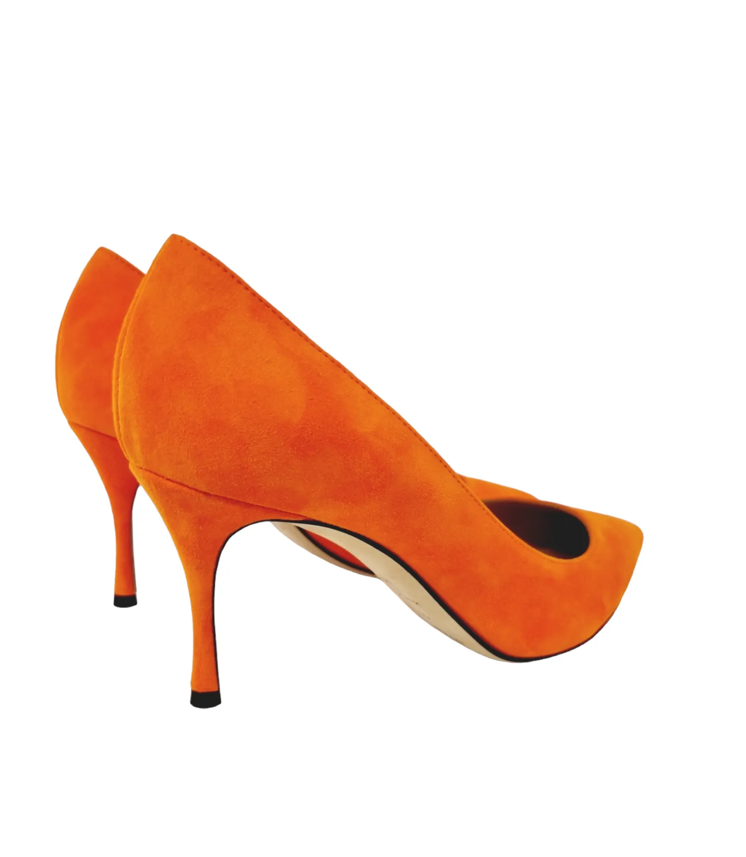 Godiva 075 Orange Suede Pump