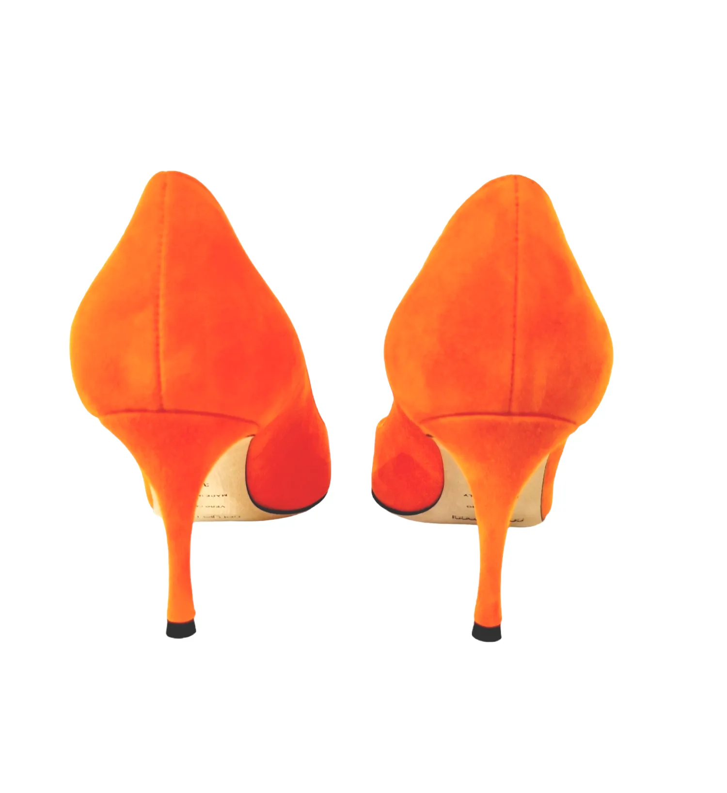 Godiva 075 Orange Suede Pump