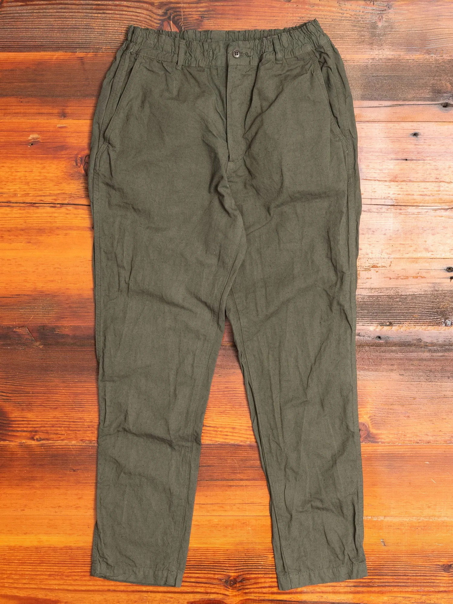 Hemp Easy Pants in Khaki