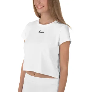 Humble Sportswear™ White Crop T-Shirt