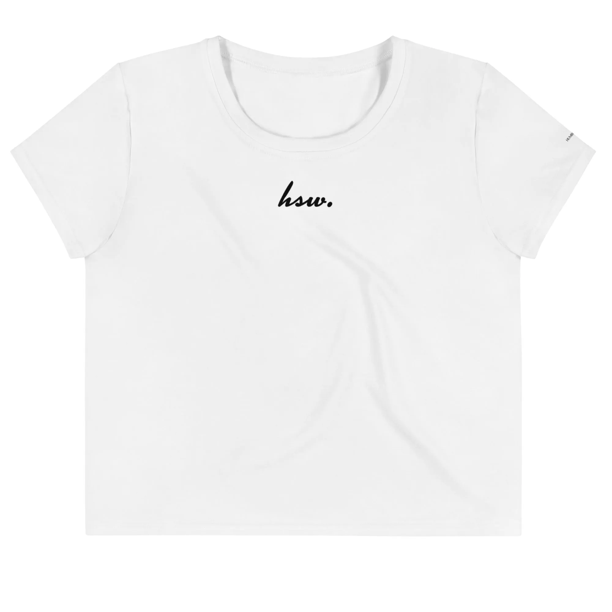 Humble Sportswear™ White Crop T-Shirt