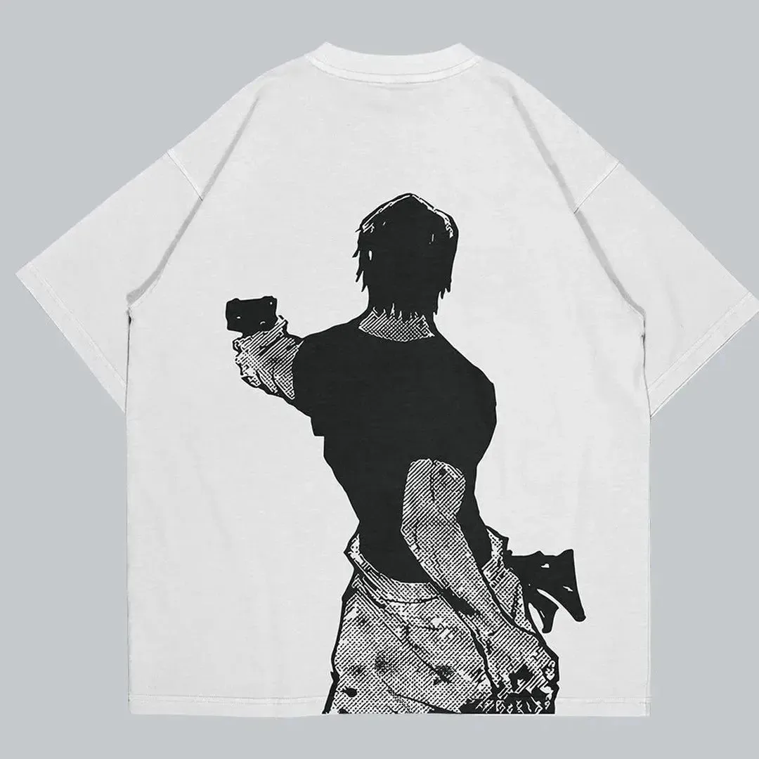 [KUJO] "Assassin" Vintage Oversized T Shirt