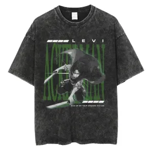 [KUJO] "Captain" Vintage Oversized T Shirt