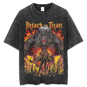 [KUJO] "Chaos" Vintage Oversized T Shirt
