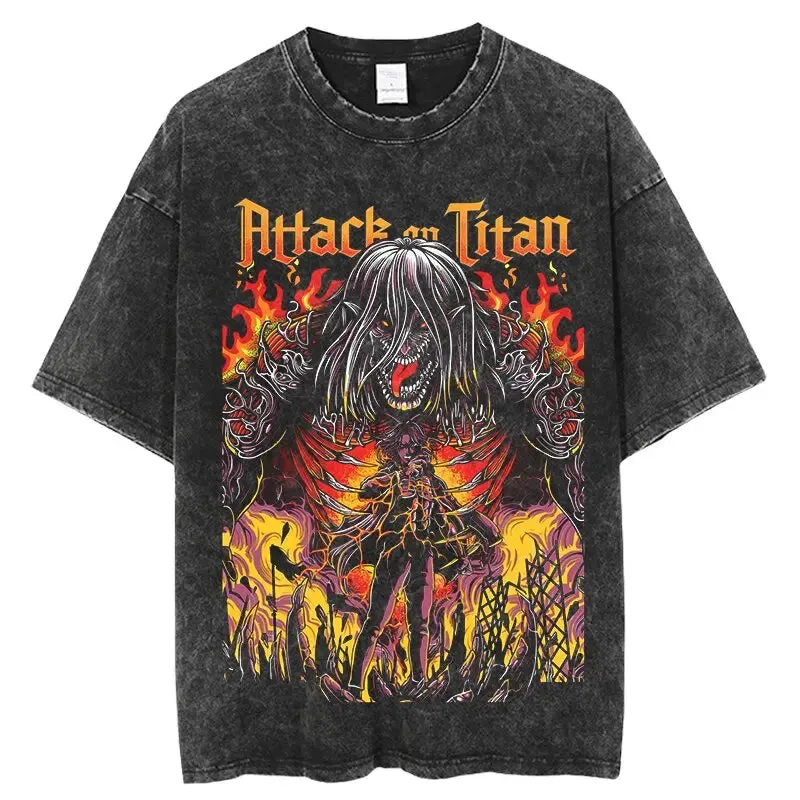 [KUJO] "Chaos" Vintage Oversized T Shirt