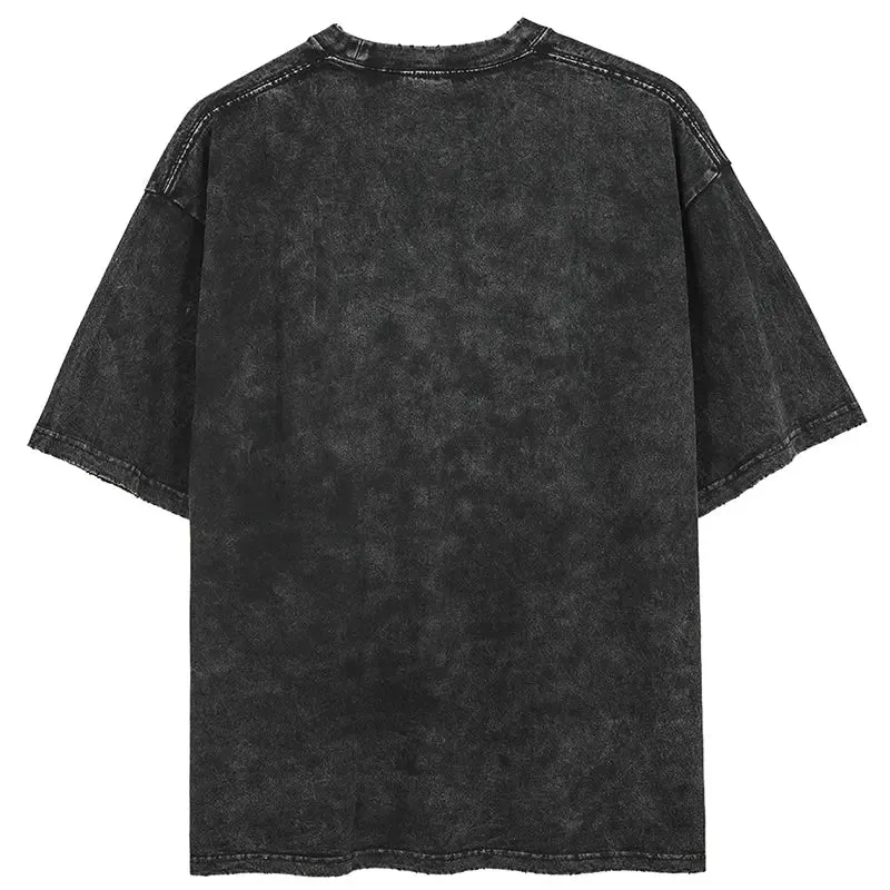 [KUJO] "Pochita" Vintage Oversized T Shirt