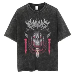 [KUJO] "The Rumbling V3" Vintage Oversized T Shirt