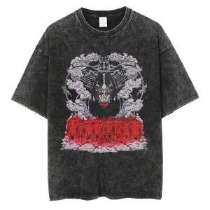 [KUJO] "The Rumbling" Vintage Oversized T Shirt