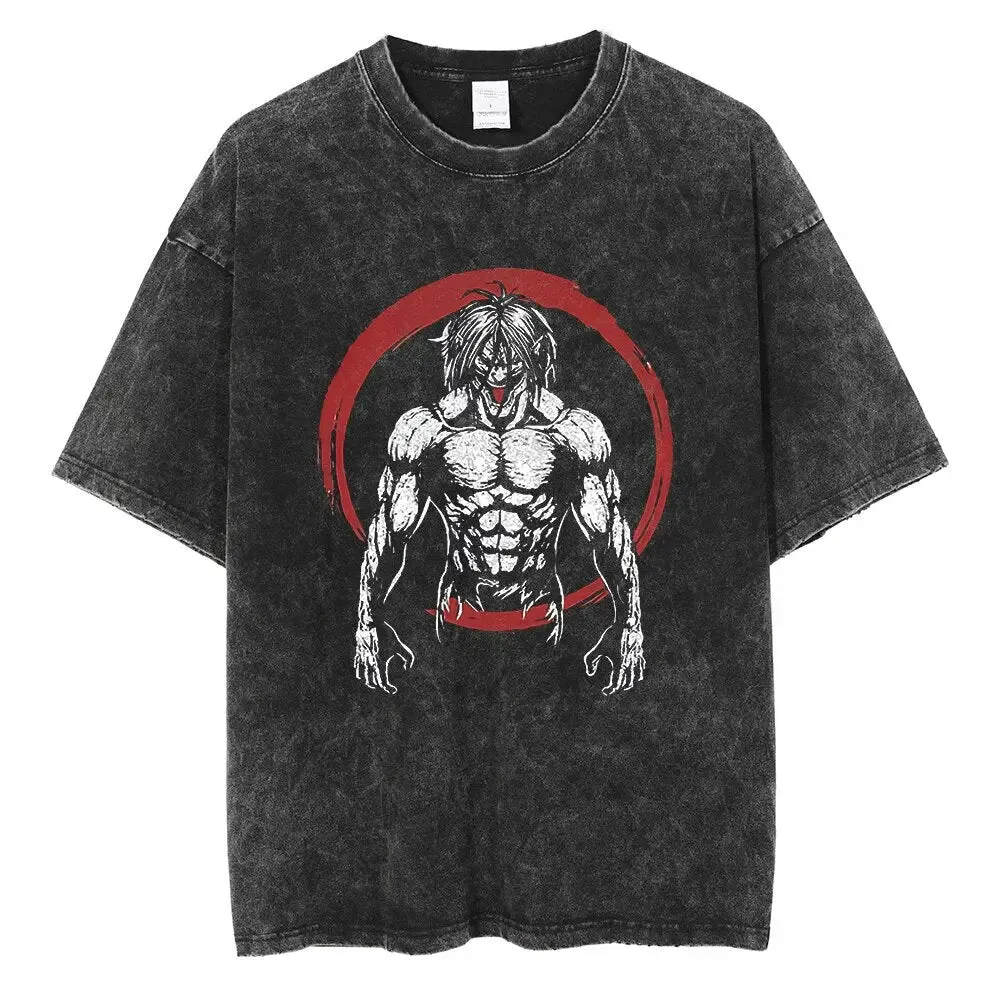 [KUJO] "Titan Erin" Vintage Oversized T Shirt