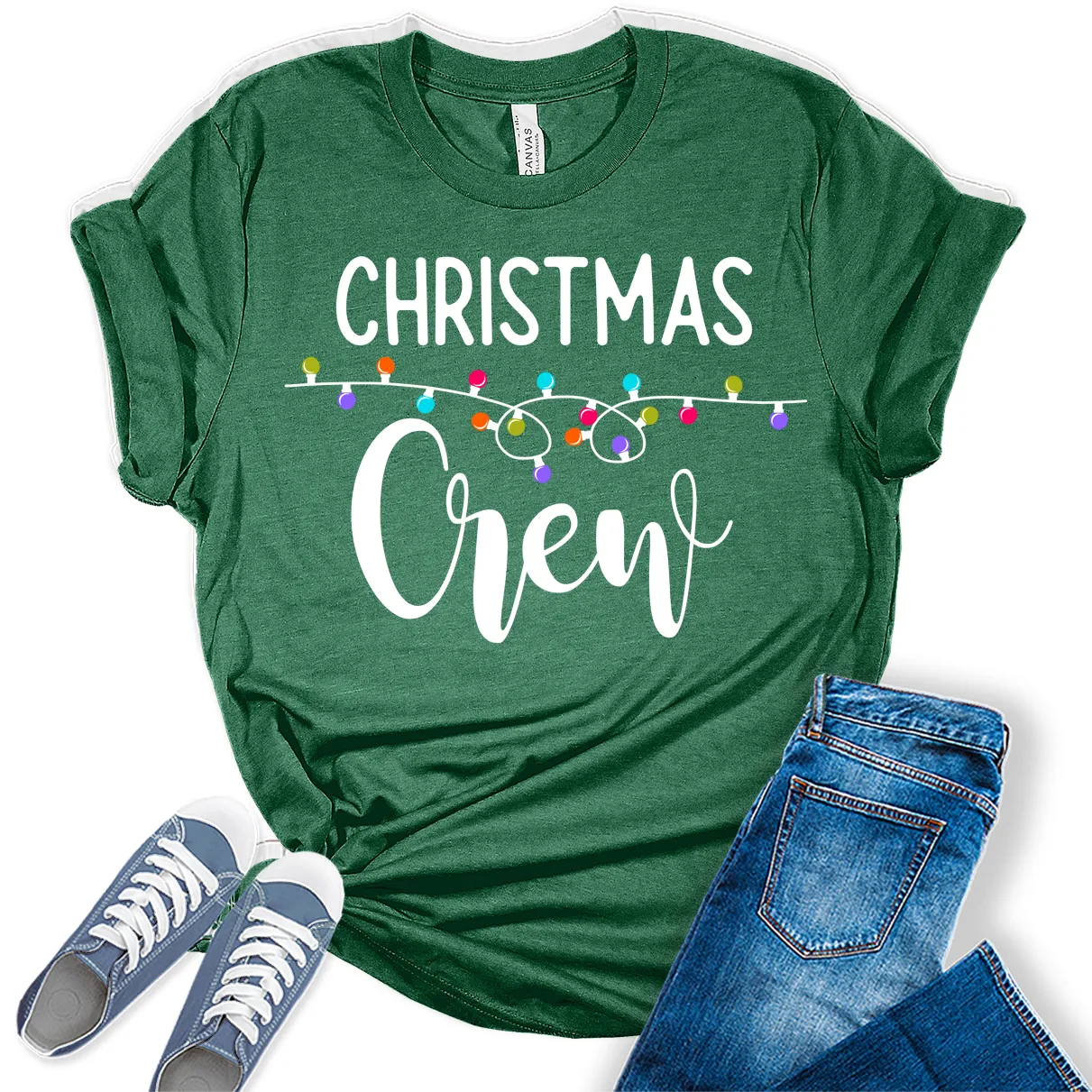 Matching Christmas Crew Shirts Fun Holiday Tshirts Cute Graphic Tees