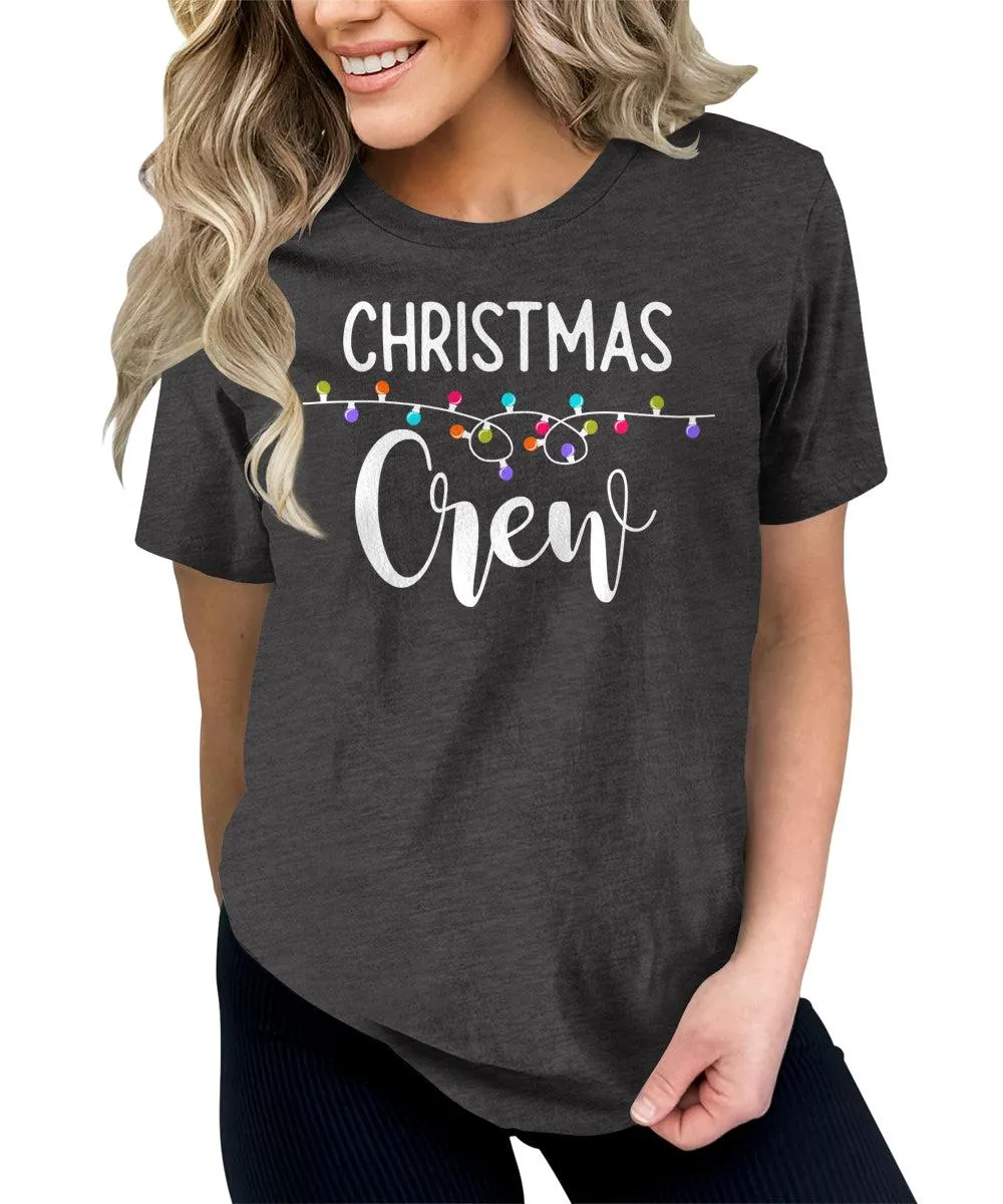 Matching Christmas Crew Shirts Fun Holiday Tshirts Cute Graphic Tees