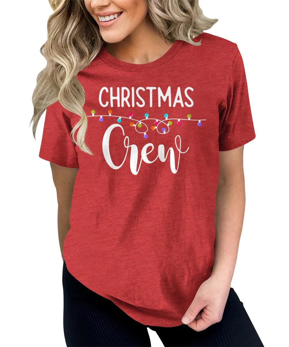 Matching Christmas Crew Shirts Fun Holiday Tshirts Cute Graphic Tees