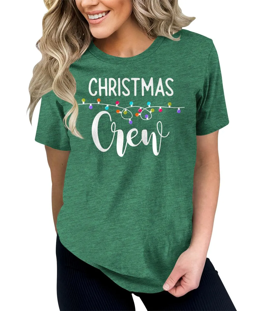 Matching Christmas Crew Shirts Fun Holiday Tshirts Cute Graphic Tees