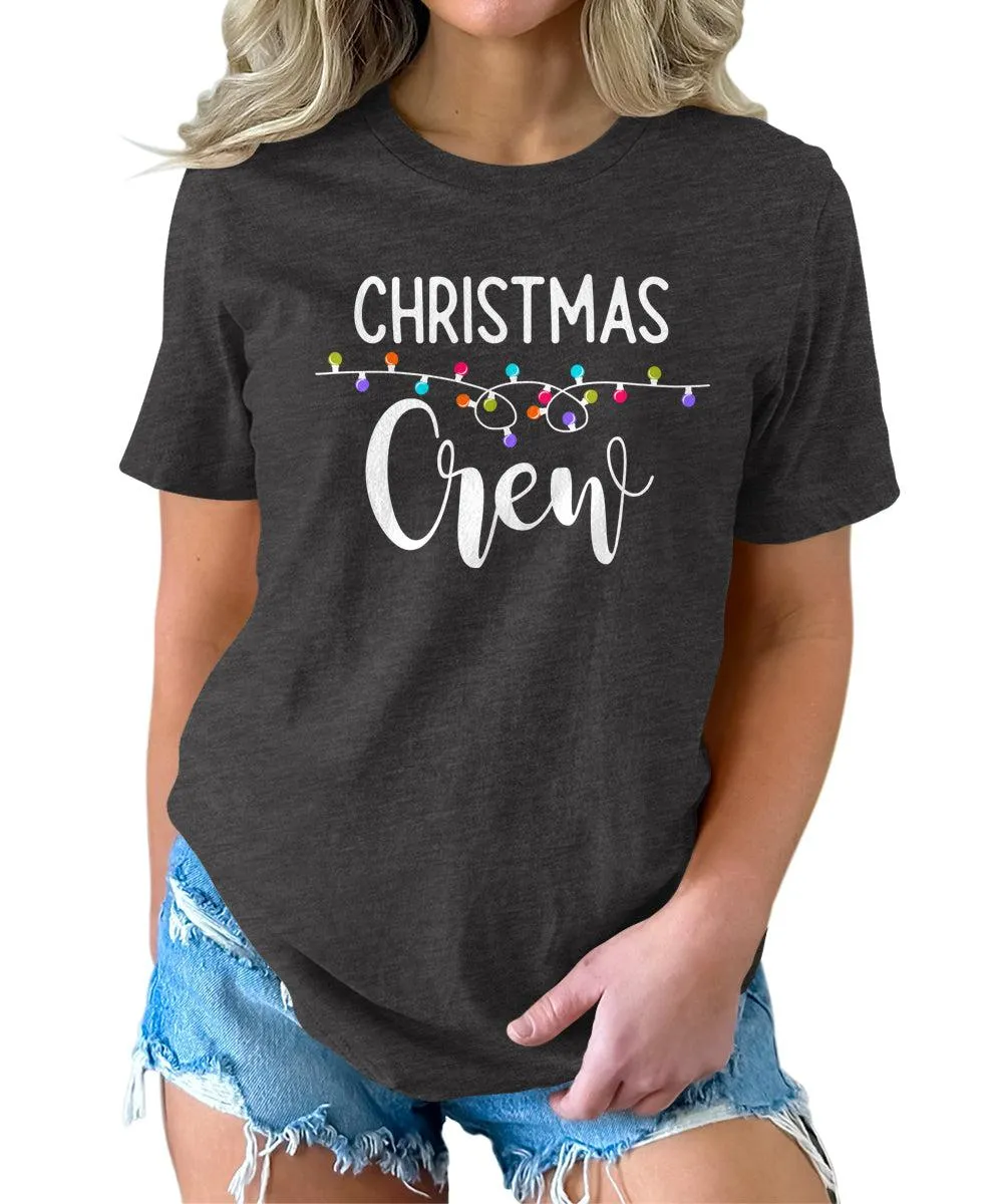 Matching Christmas Crew Shirts Fun Holiday Tshirts Cute Graphic Tees