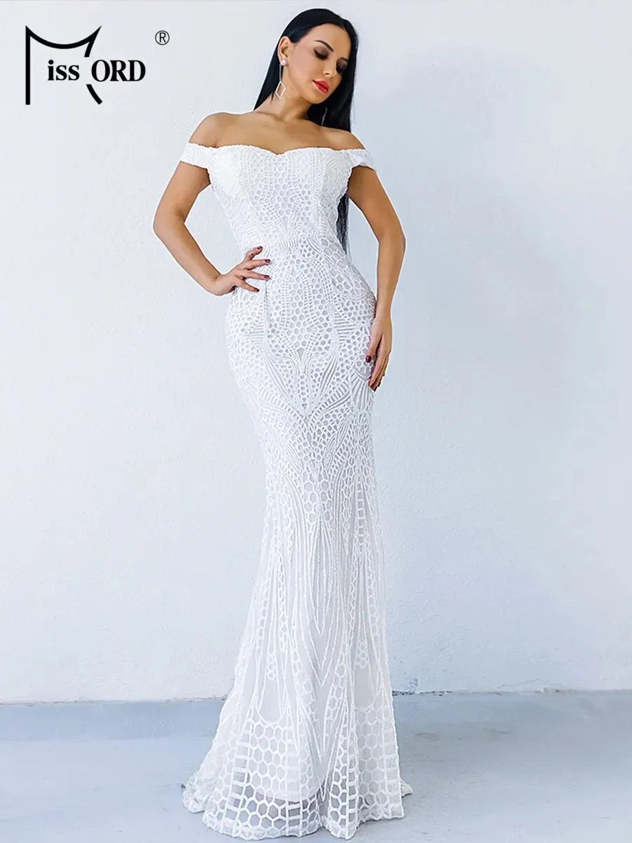 Naples Sequin Bodycon Maxi Gown