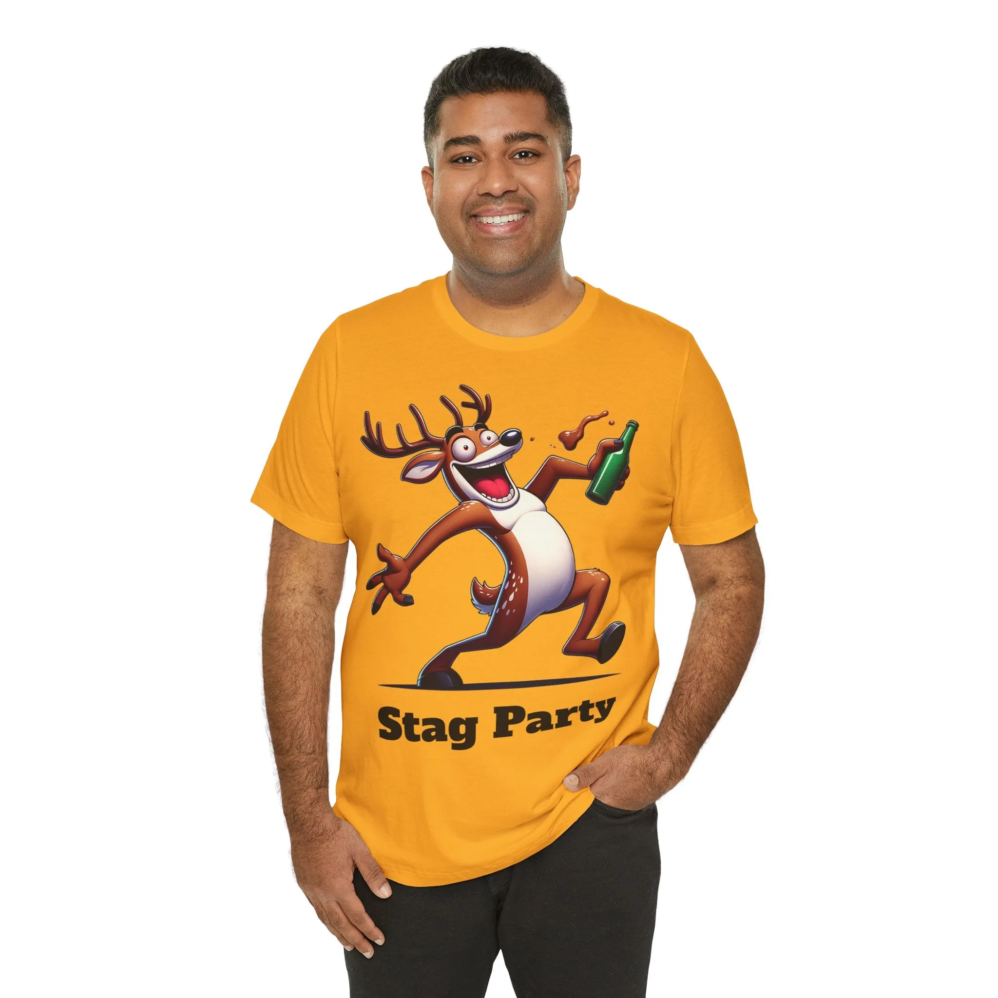 Stag Party T-shirt with text