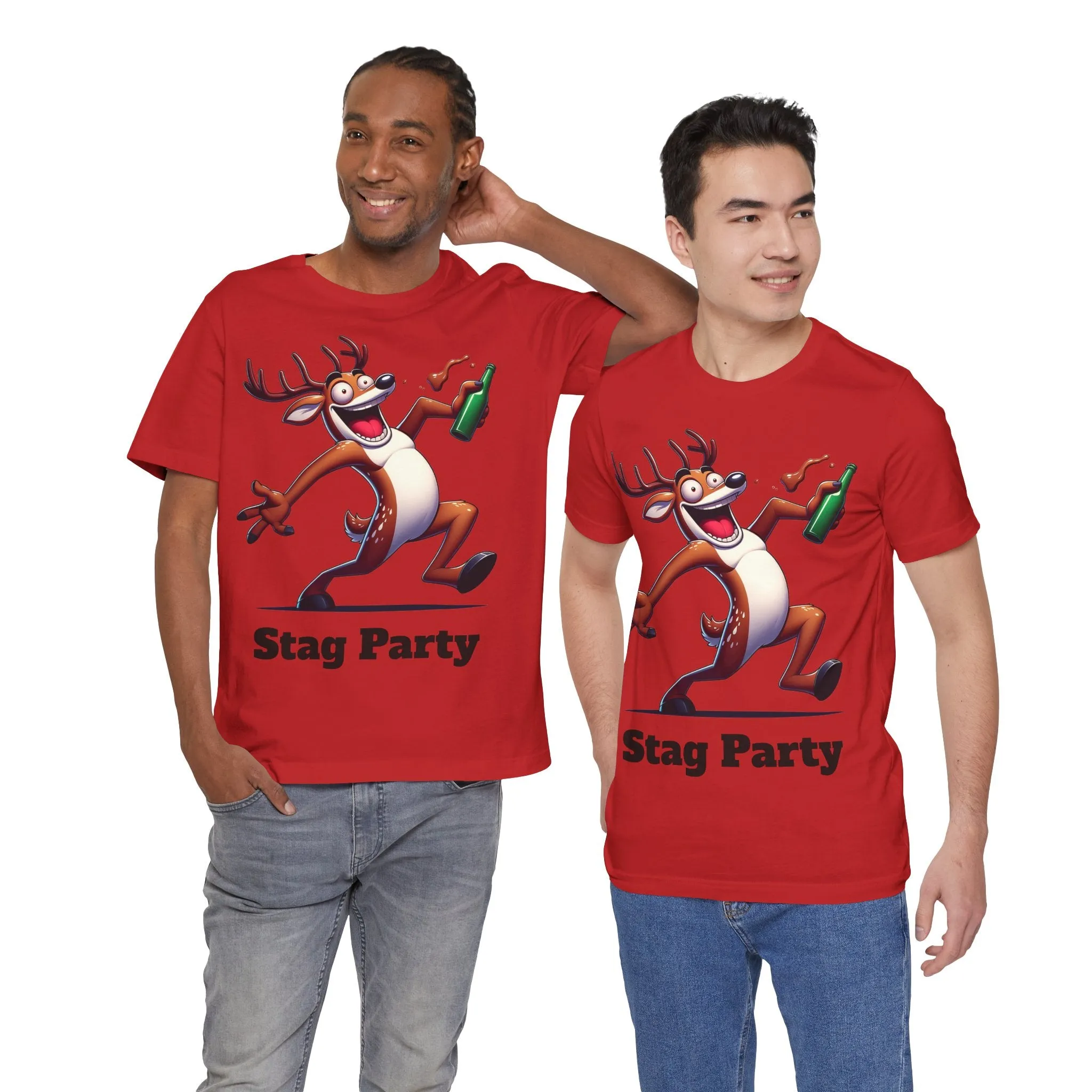 Stag Party T-shirt with text