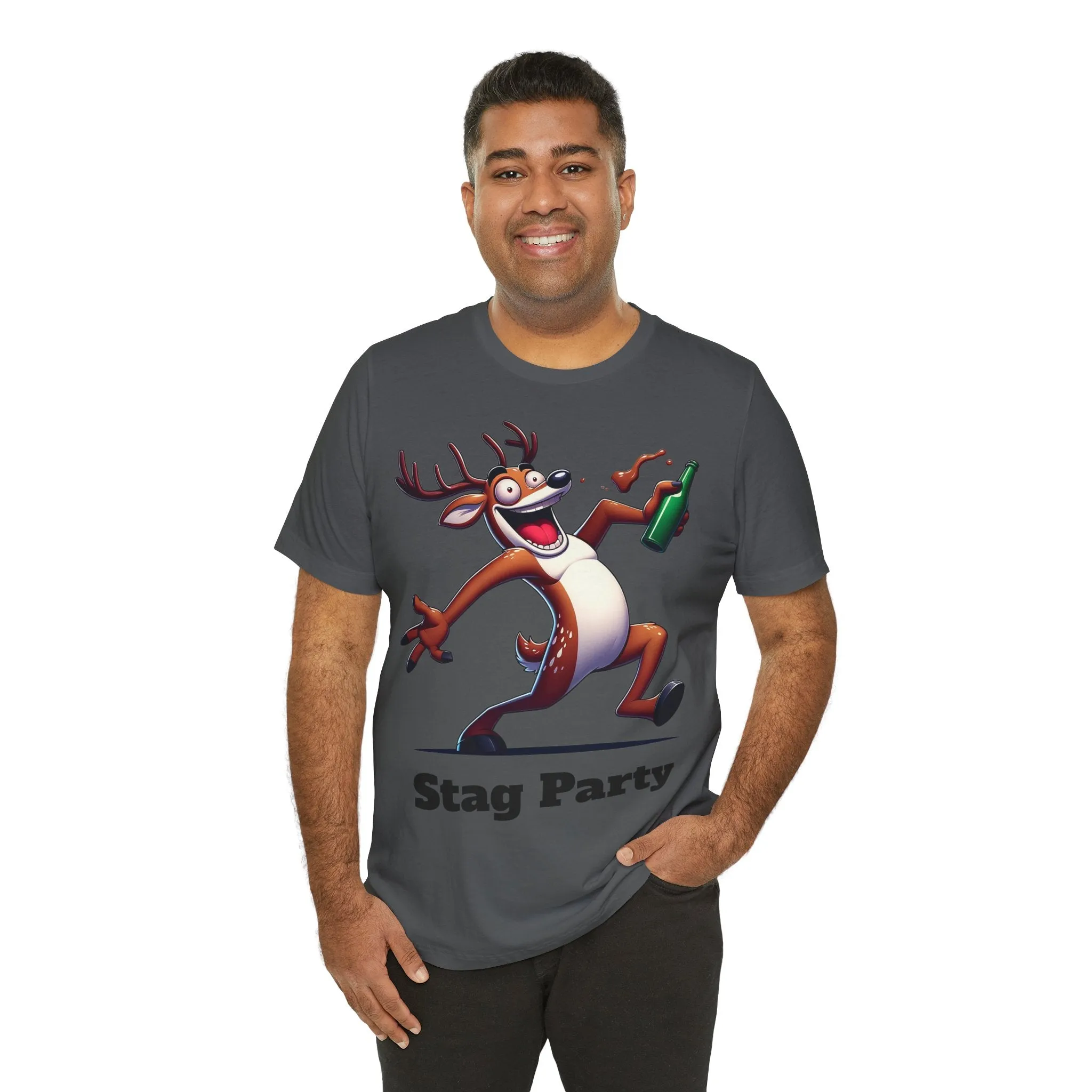 Stag Party T-shirt with text