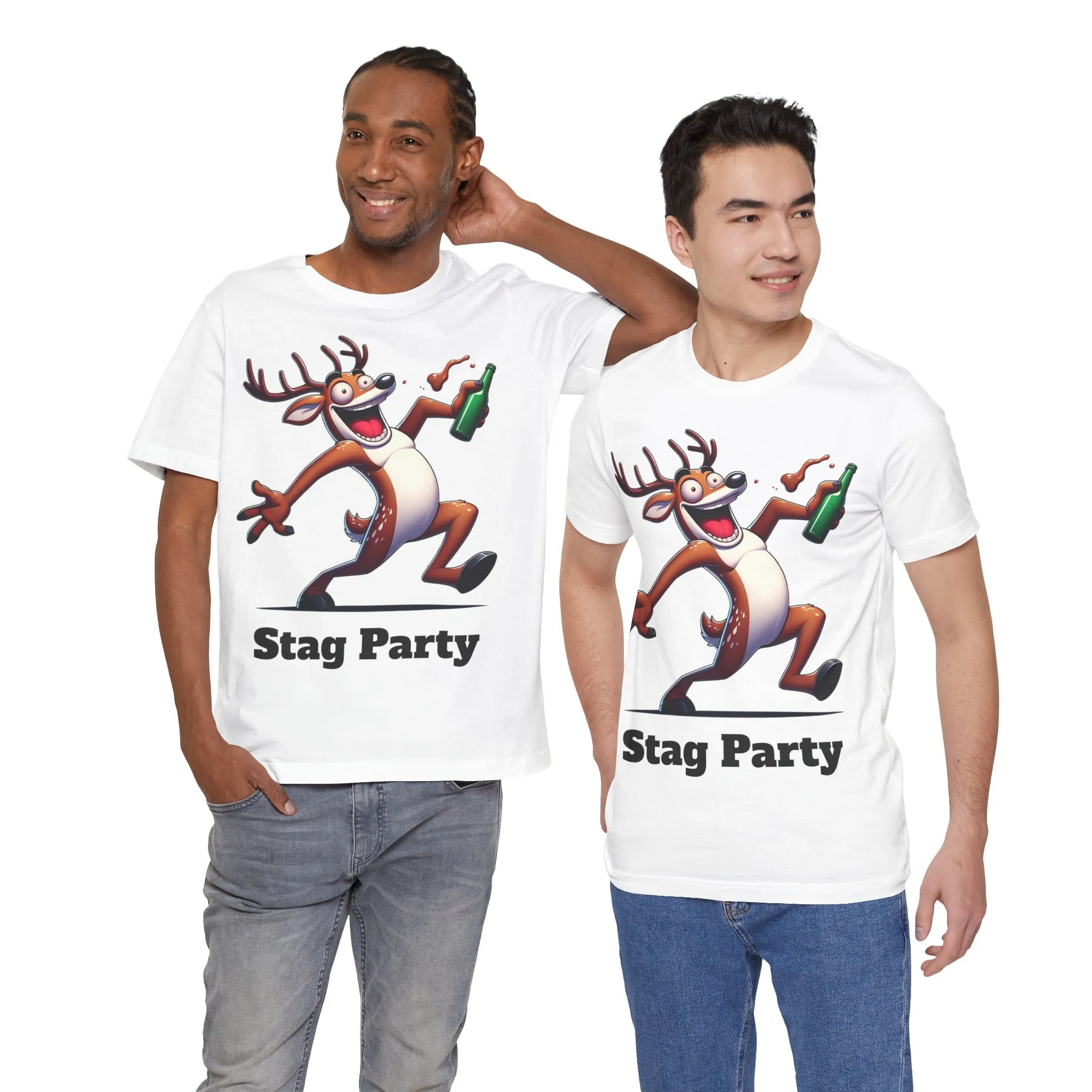 Stag Party T-shirt with text