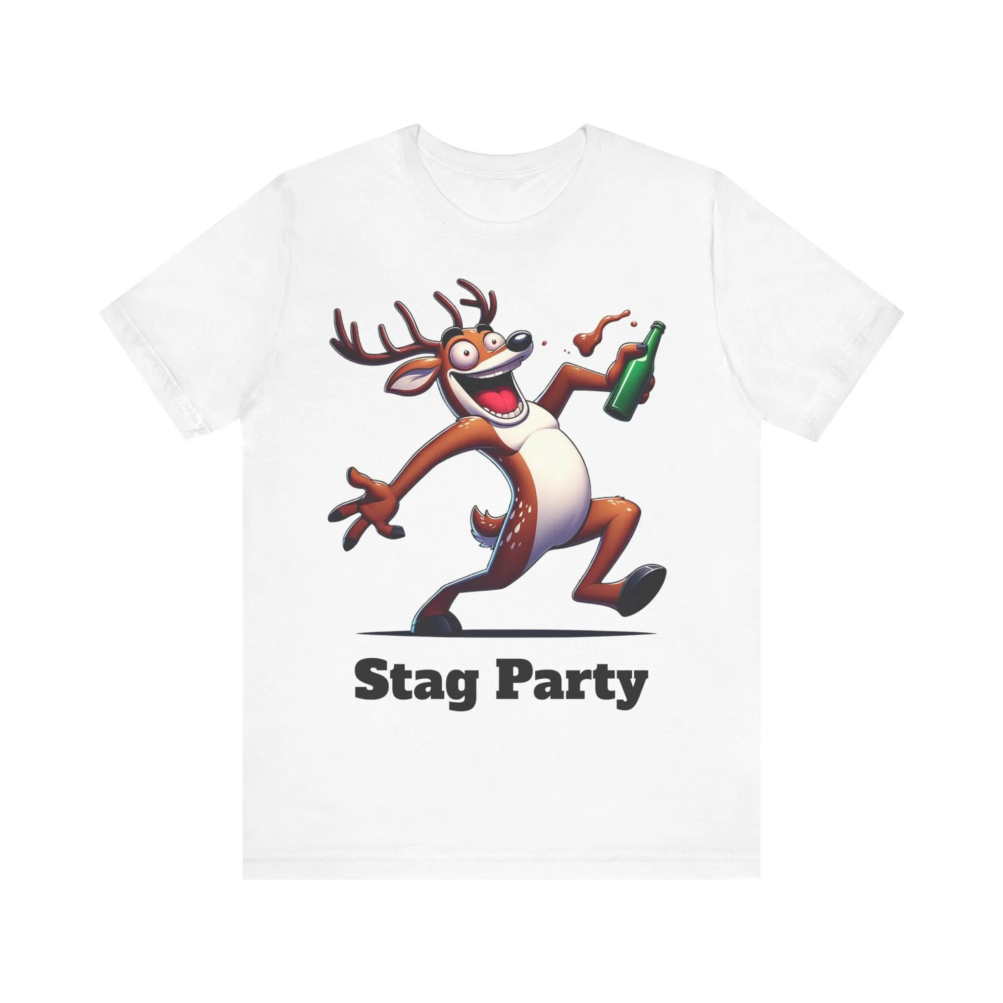 Stag Party T-shirt with text