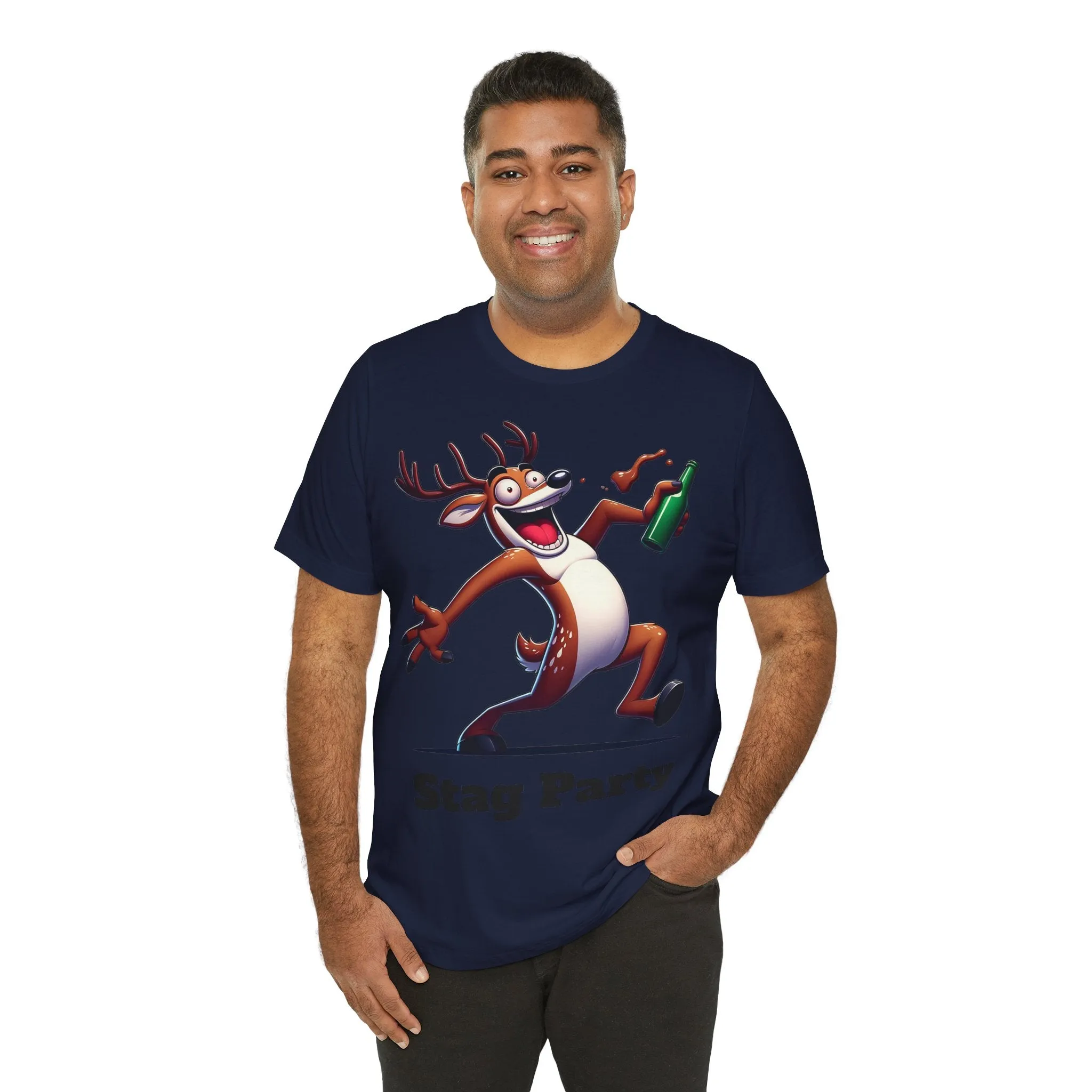 Stag Party T-shirt with text
