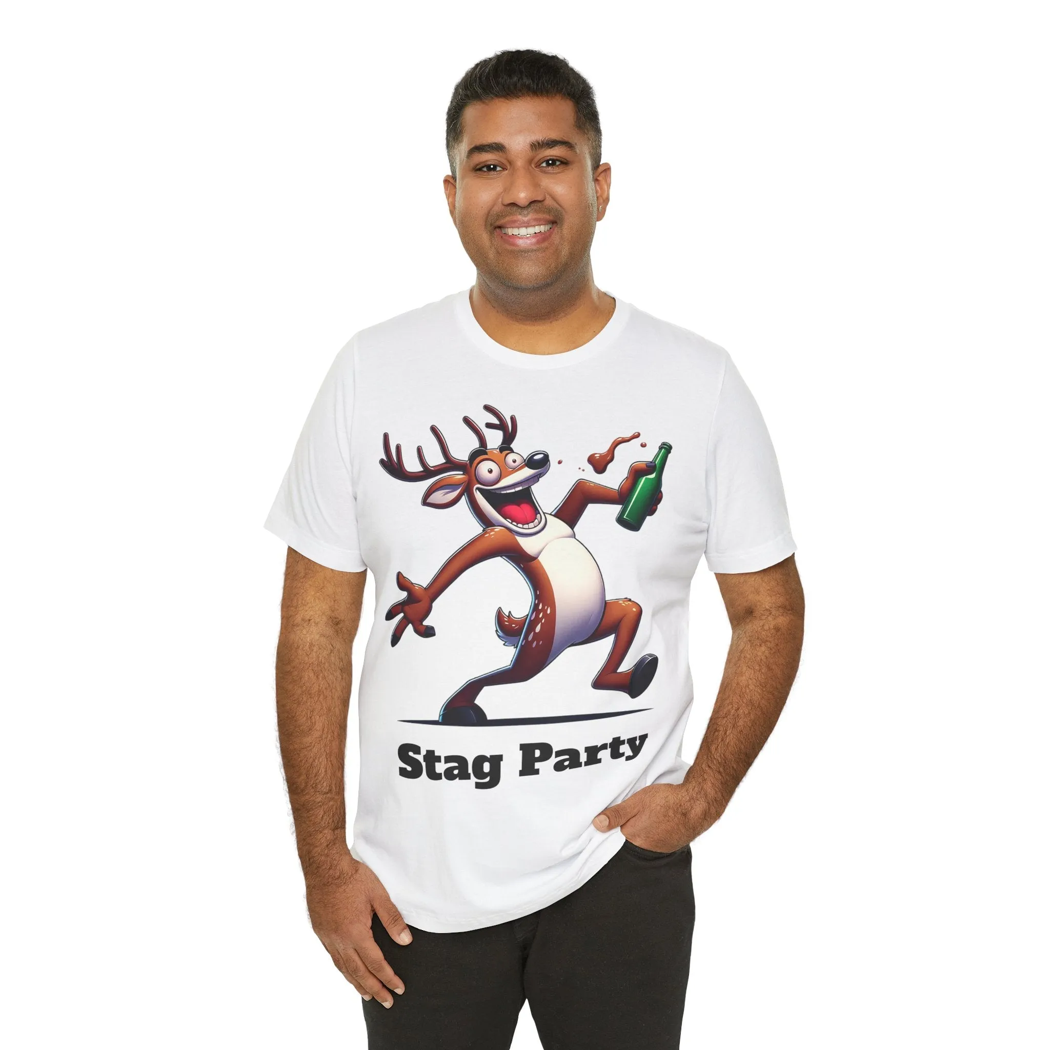 Stag Party T-shirt with text