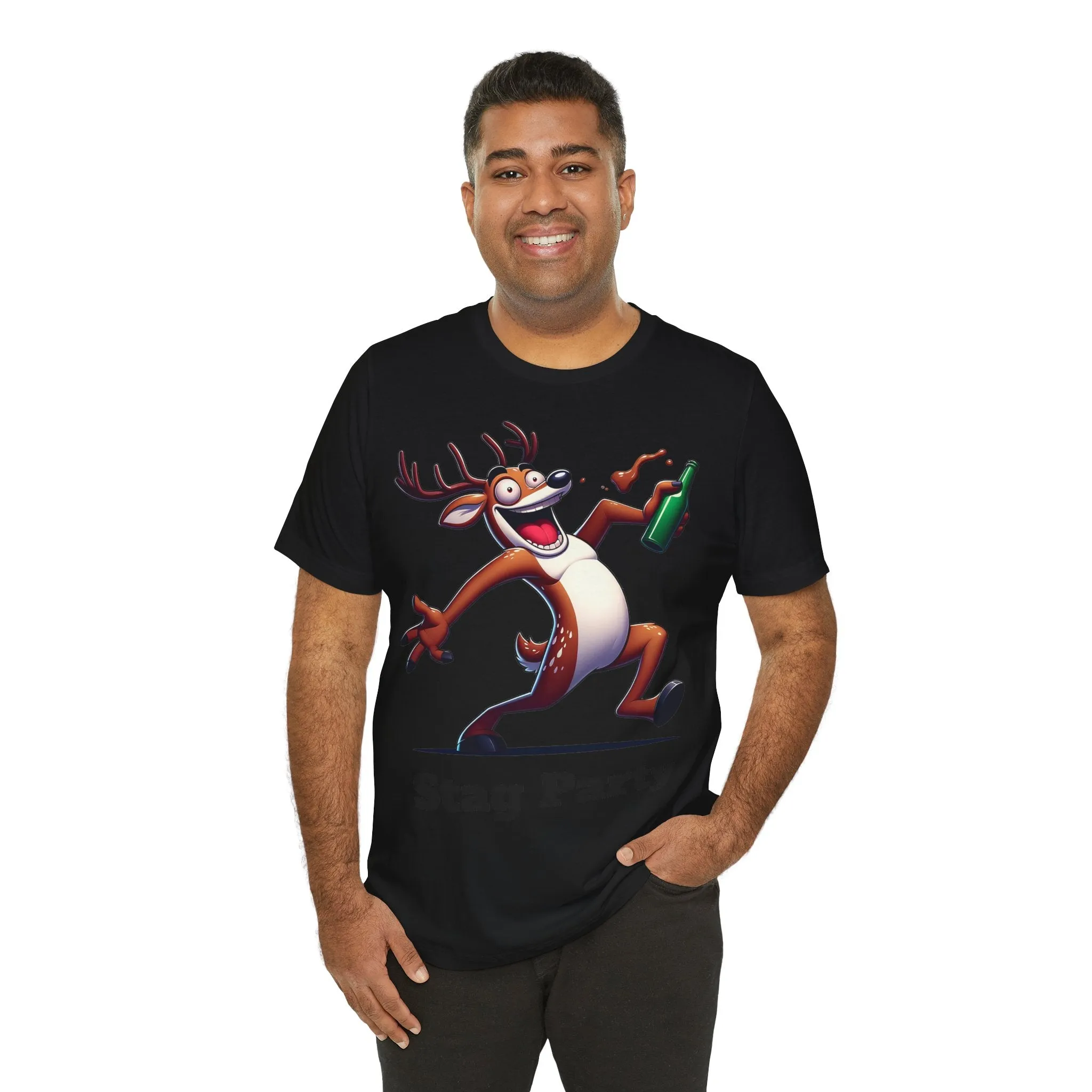 Stag Party T-shirt with text