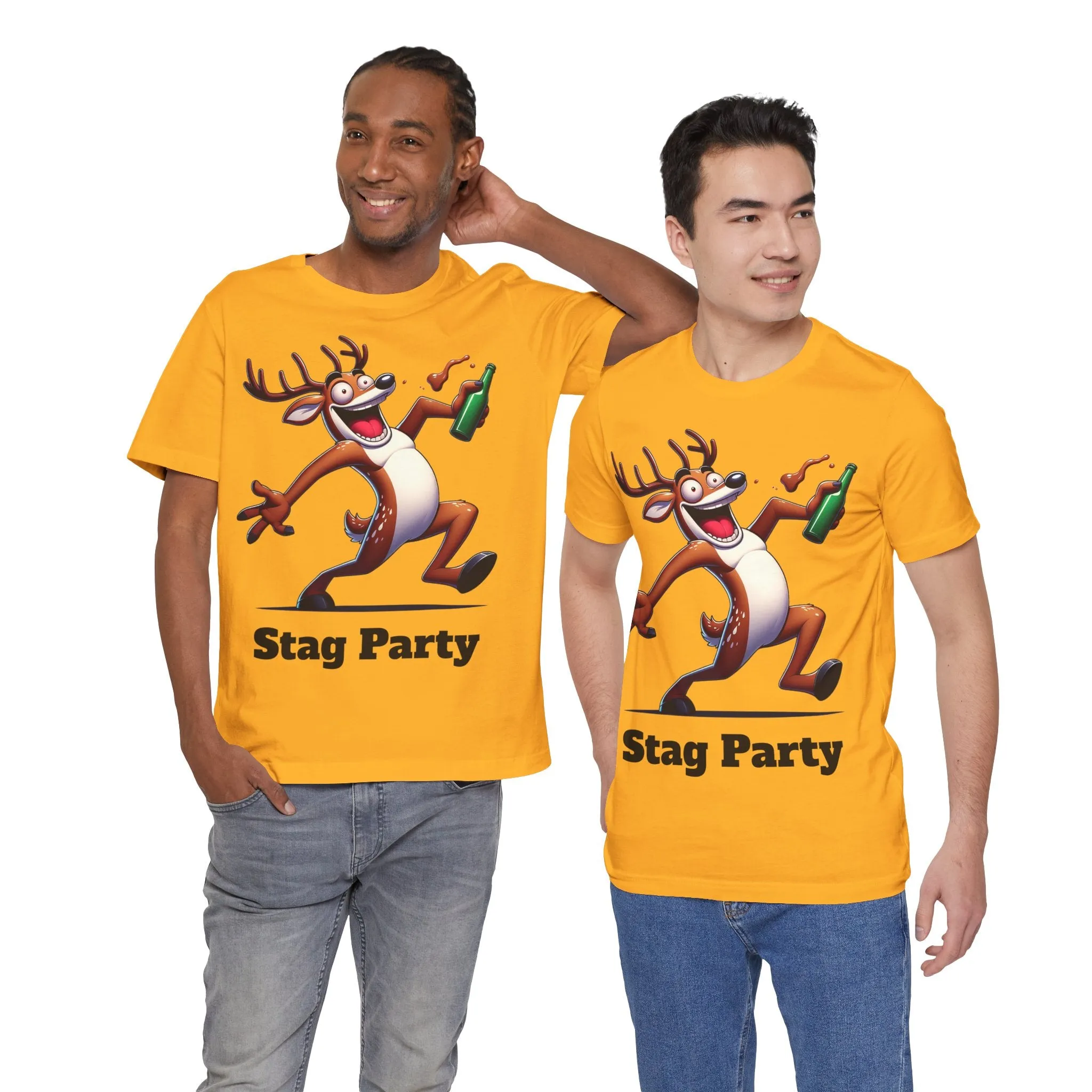 Stag Party T-shirt with text