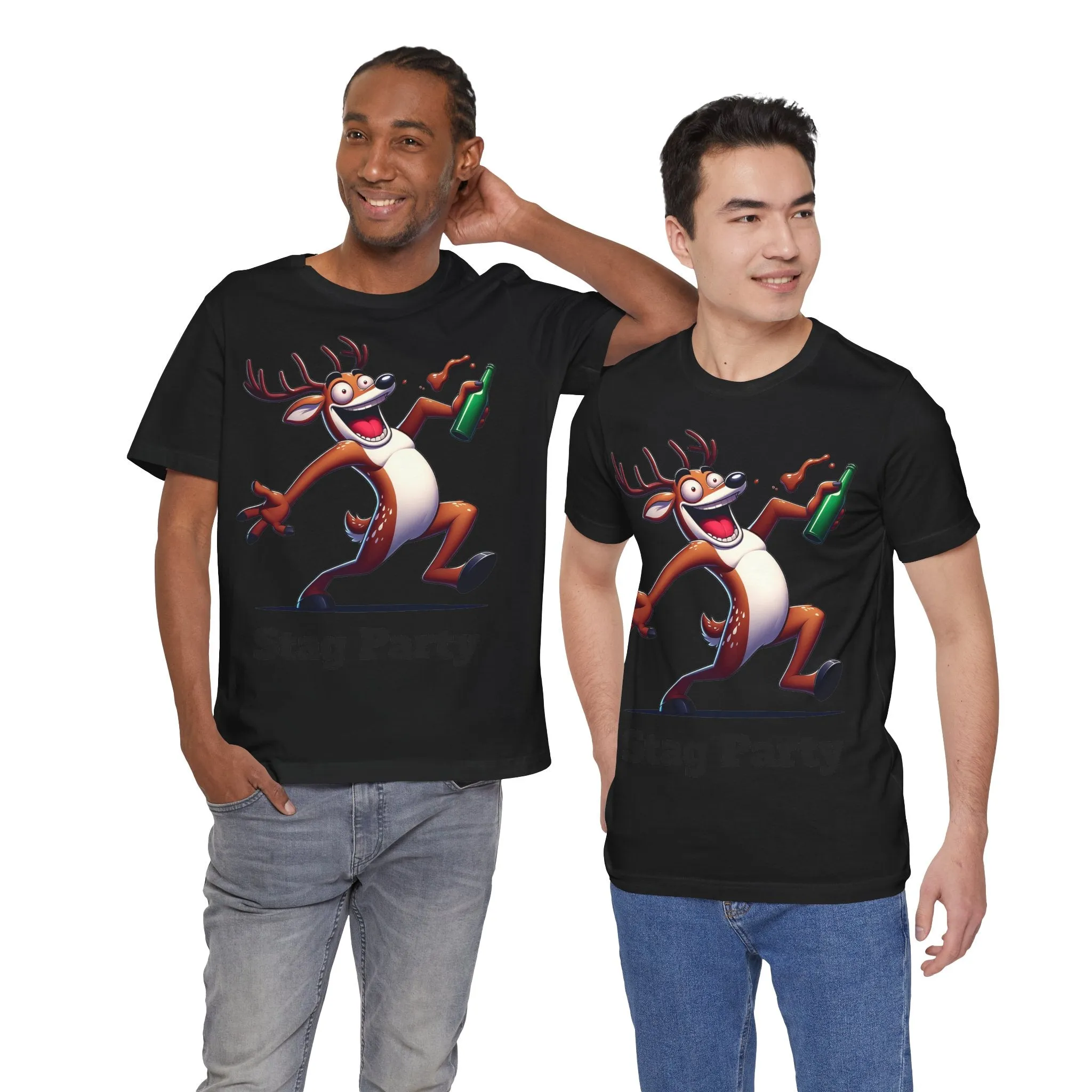 Stag Party T-shirt with text