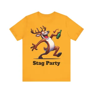Stag Party T-shirt with text