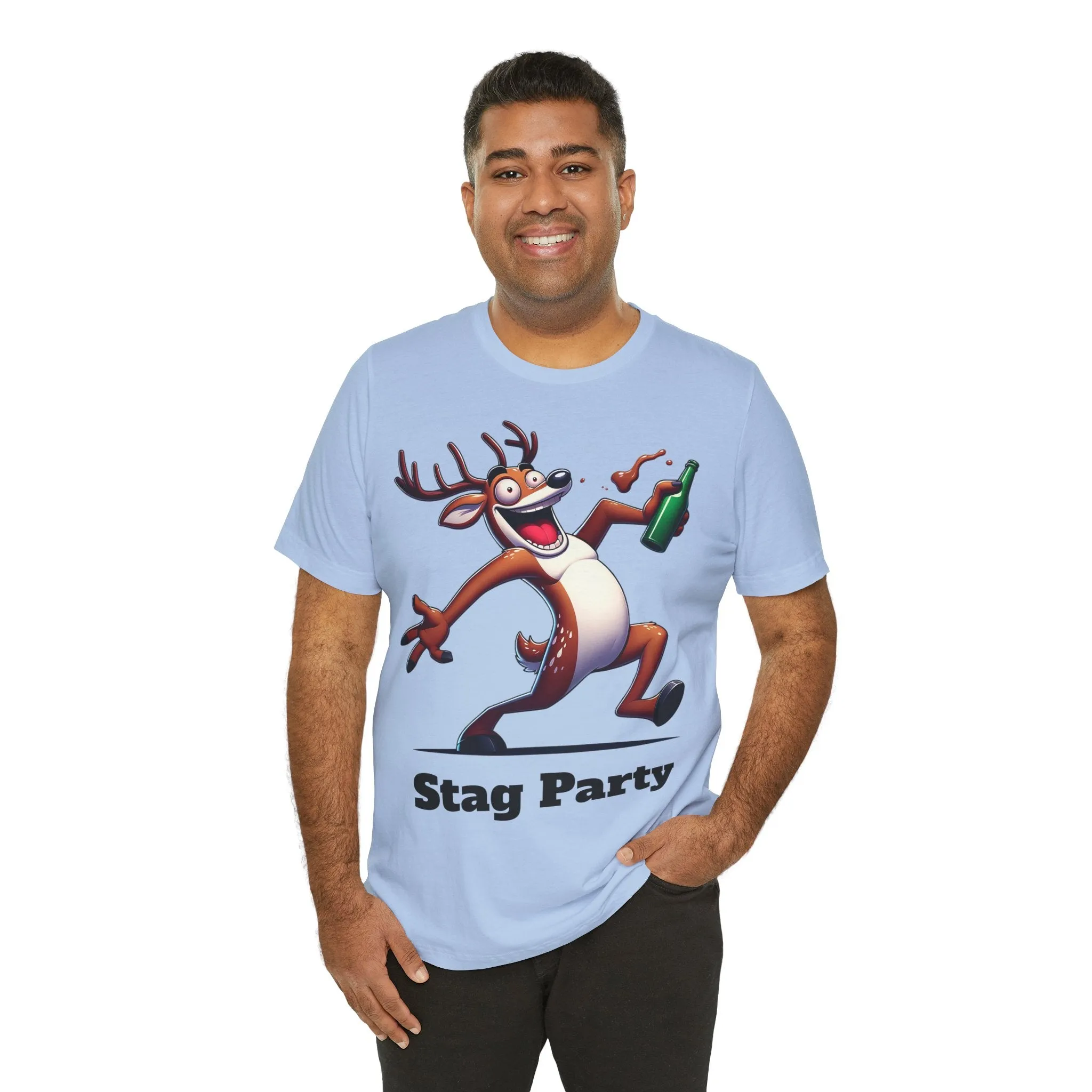 Stag Party T-shirt with text
