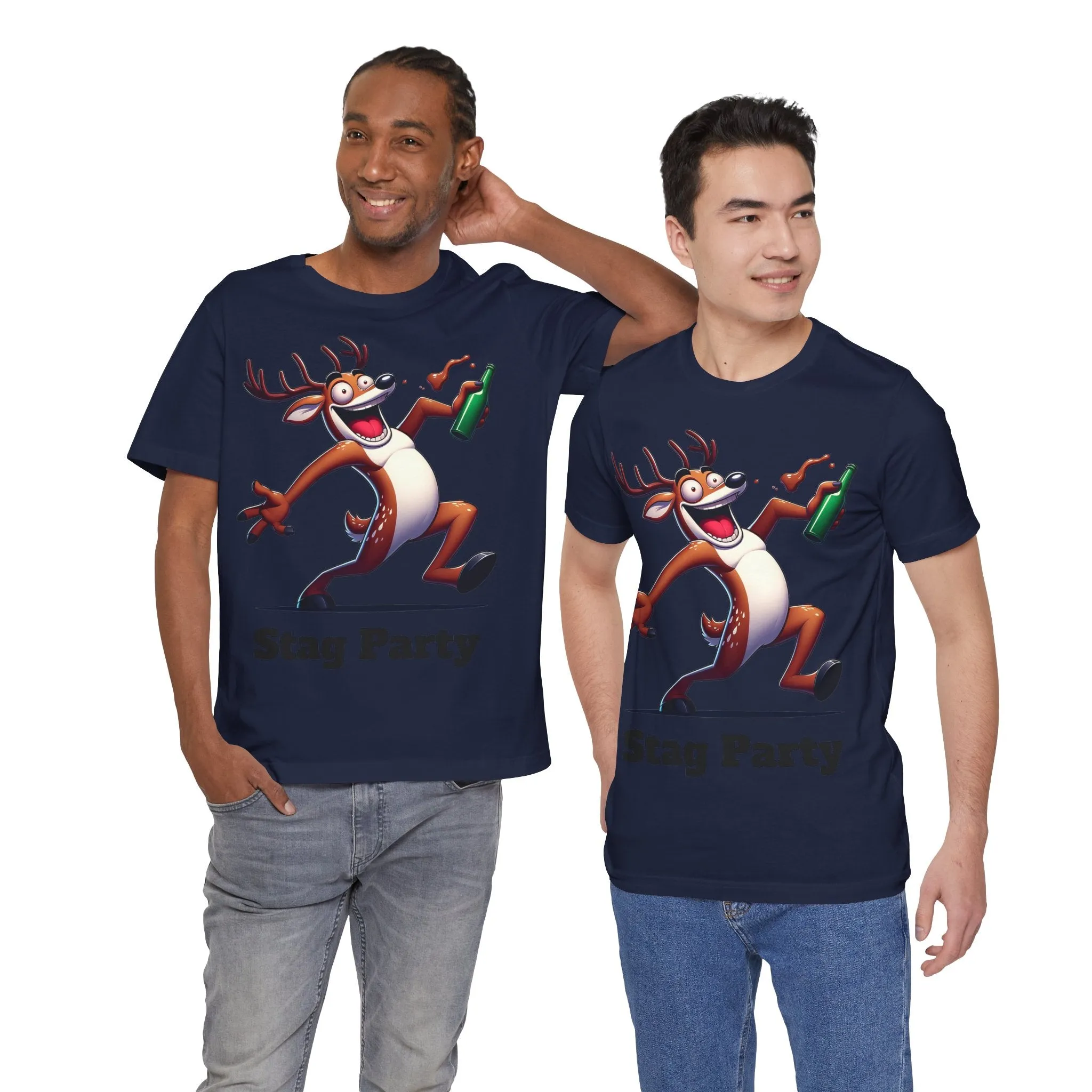 Stag Party T-shirt with text