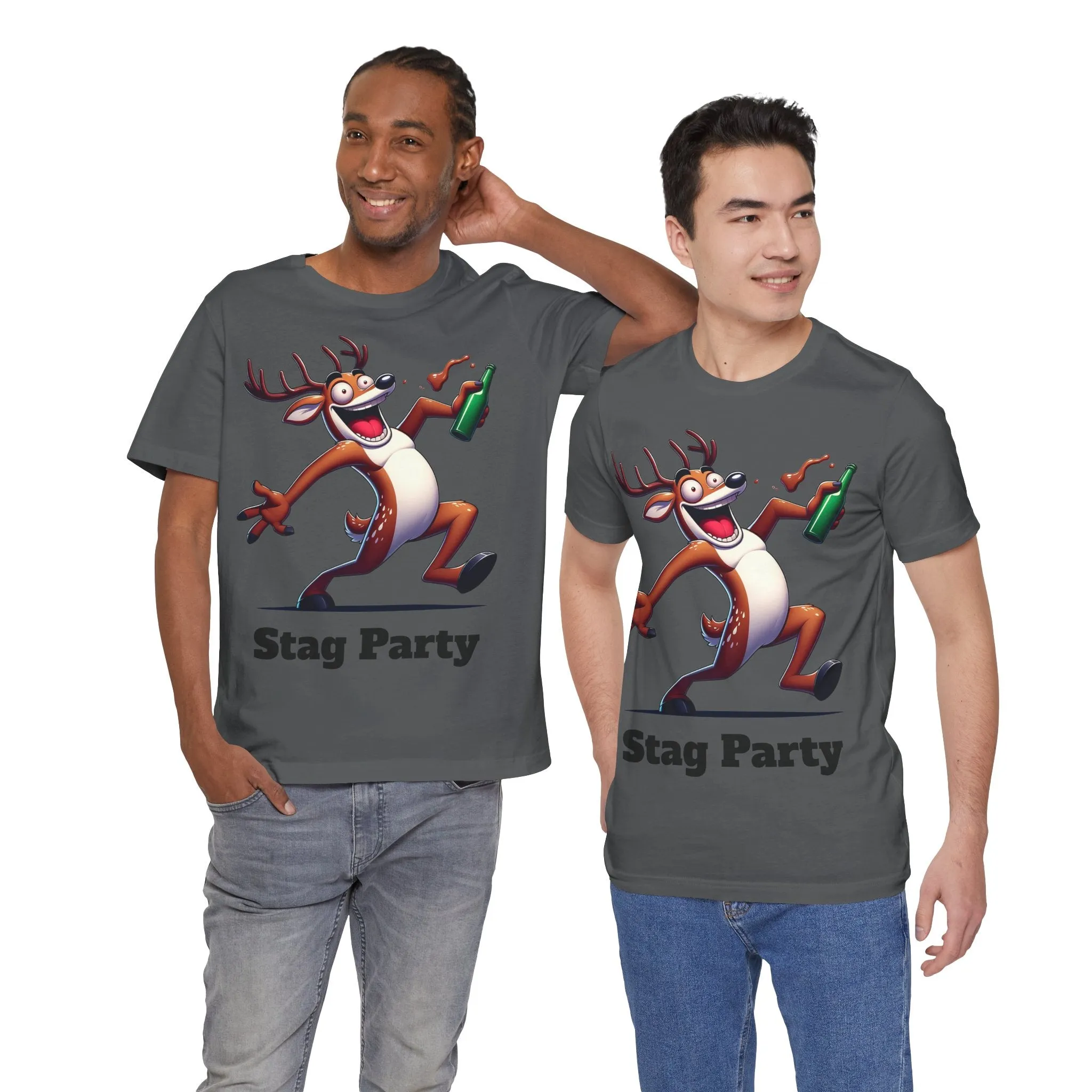 Stag Party T-shirt with text