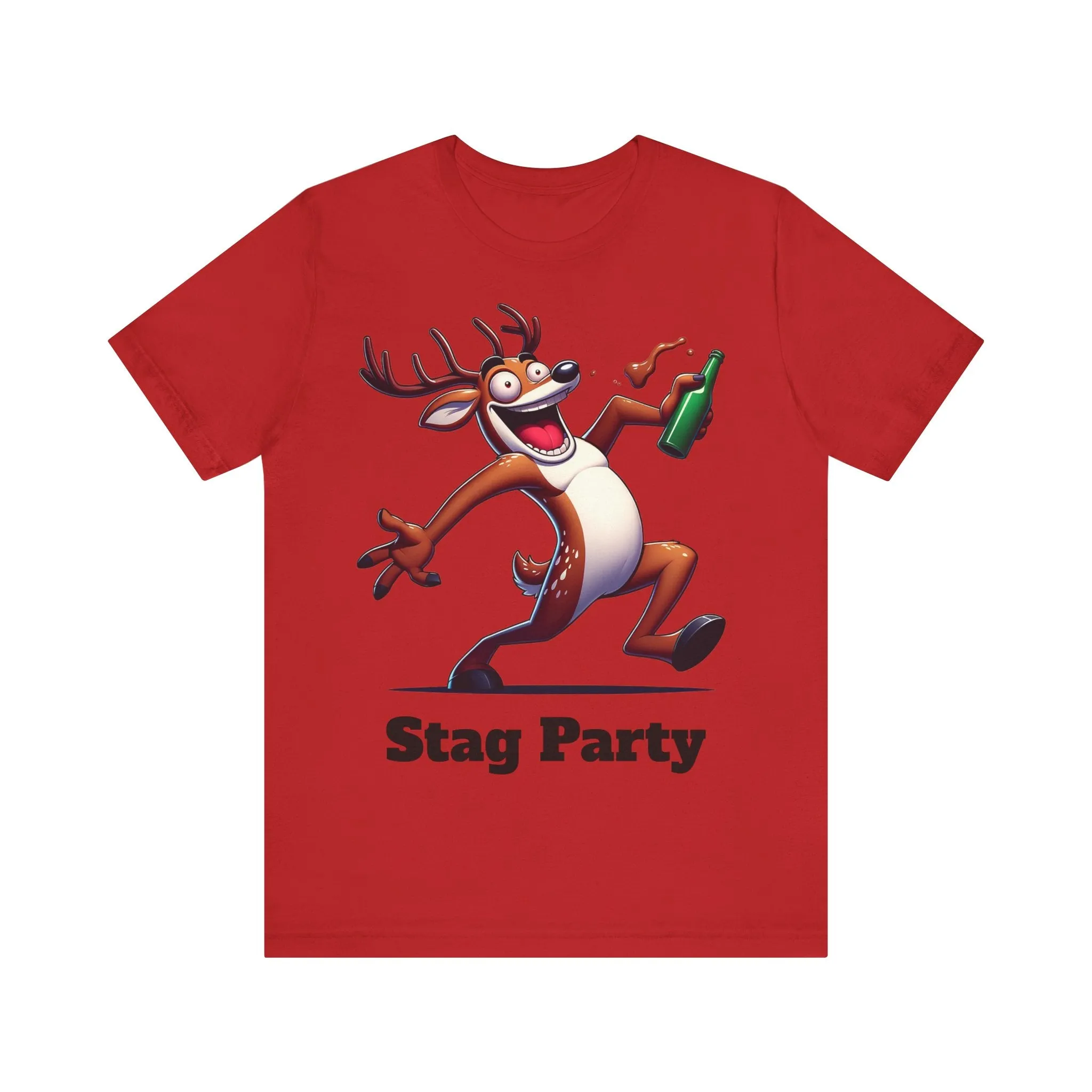 Stag Party T-shirt with text
