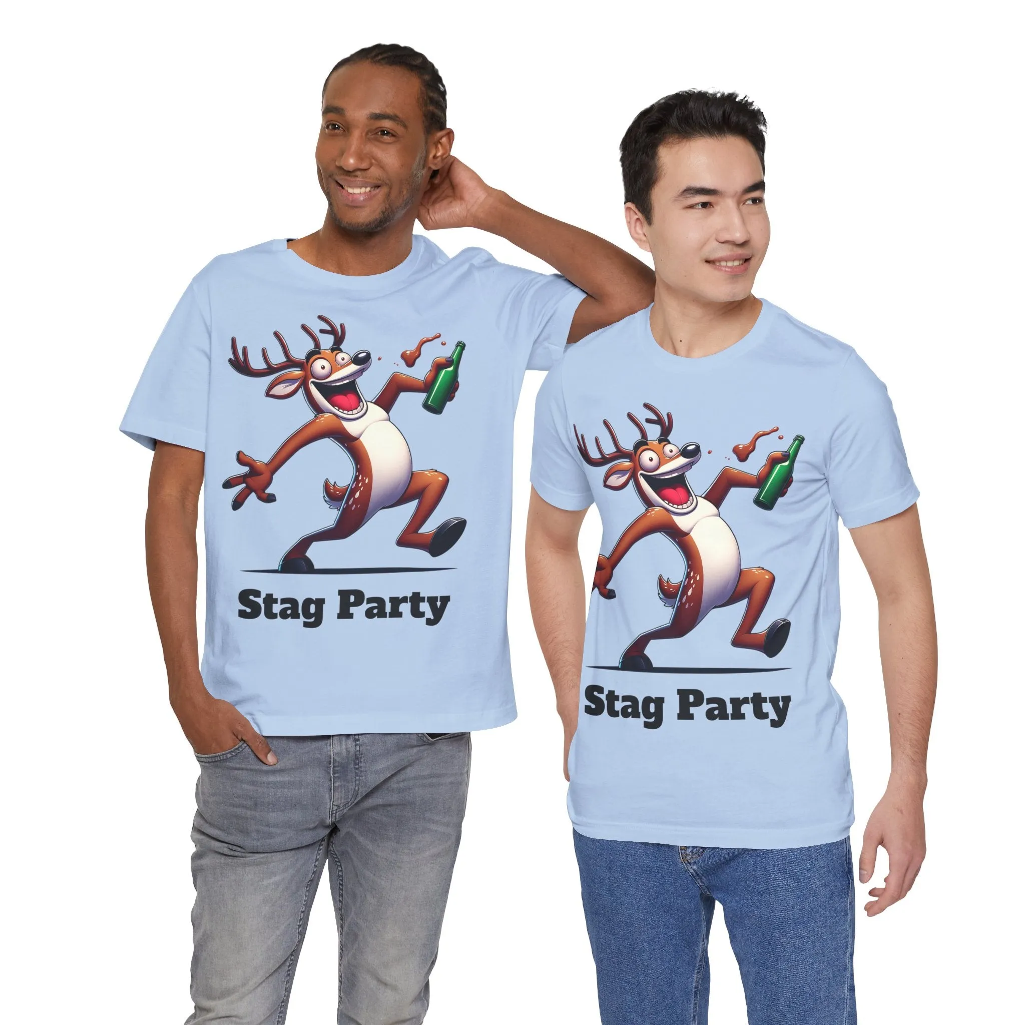 Stag Party T-shirt with text