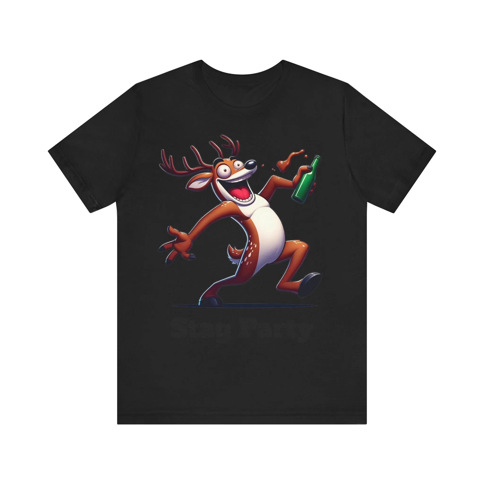 Stag Party T-shirt with text
