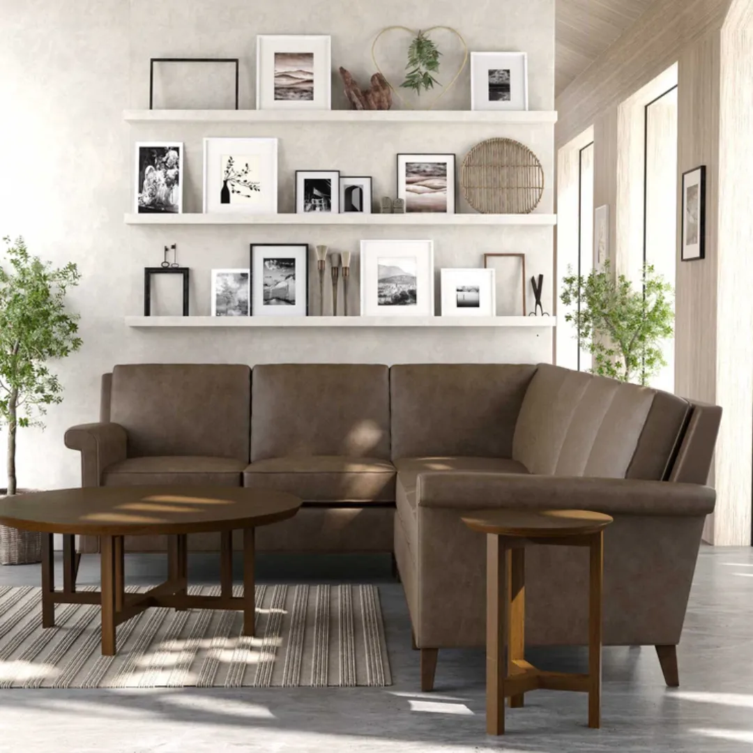 Stickley Lowell Round Cocktail Table