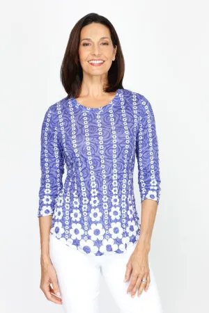 Top Ligne Flower Lines Crew Top